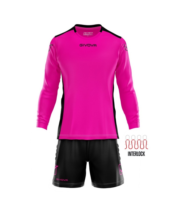 Completino da Portiere Givova KIT HYGUANA KITP009 Fuxia Nero KITP0090610