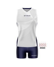 Completino da Pallavolo Givova KIT VOLLEY ELICA KITV08 Bianco Blu KITV080304 Completino da Pallavolo Givova KIT VOLLEY ELICA KITV08 Bianco Blu KITV080304
