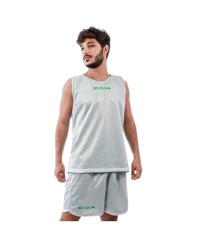 KIT DOUBLE IN MESH VERDE/BIANCO Tg. XS KIT DOUBLE IN MESH VERDE/BIANCO Tg. XS
