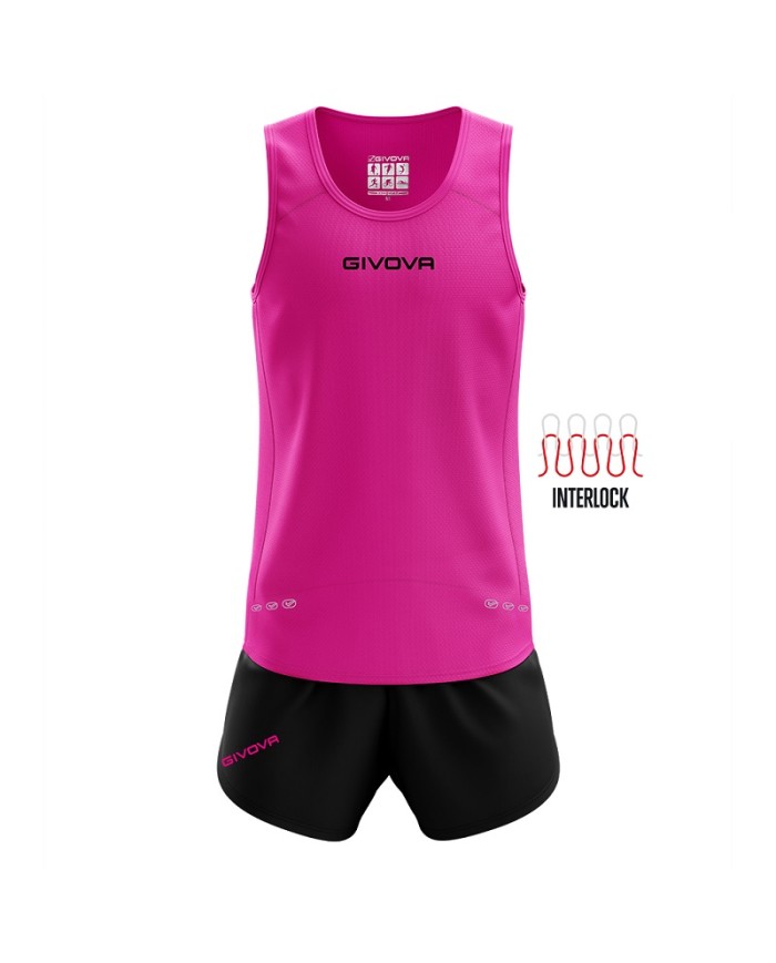 KIT NEW YORK FUXIA/NERO Tg. L