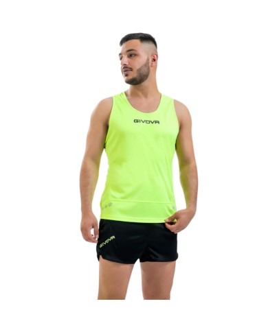Kit NEW YORK Givova Giromanica Running Corsa Unisex Giallo Fluo Nero KITA07-1910 Kit NEW YORK Givova Giromanica Running Corsa Unisex Giallo Fluo Nero KITA07-1910