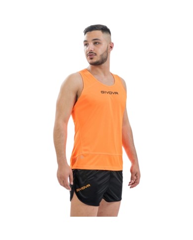 Kit NEW YORK Givova Giromanica Running Corsa Unisex Arancio Fluo Nero KITA07-2810 Kit NEW YORK Givova Giromanica Running Corsa Unisex Arancio Fluo Nero KITA07-2810