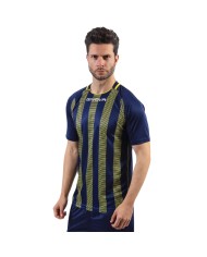 Maglia Givova Tratto Shirt Interlock MA031 Calcio Azzurro Rosso Unisex MA0310212
