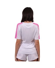 Maglia Givova Shirt CLUB in Mesh MAC10 Unisex Calcio Padel Tennis Bianco Fuxia