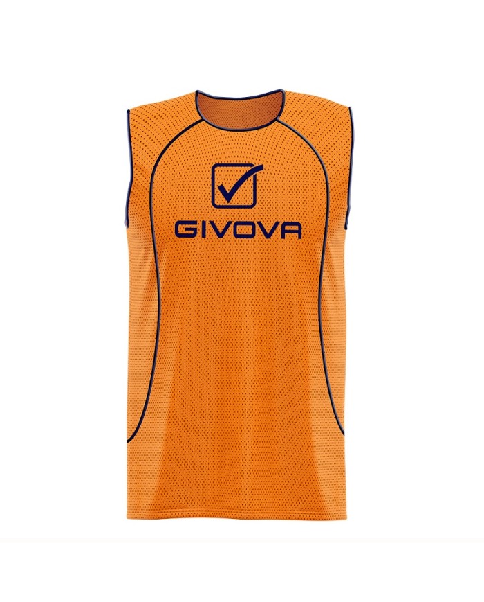 Casacca Givova FLUO SPONSOR BIG LOGO Unisex CT08 Arancio Fluo