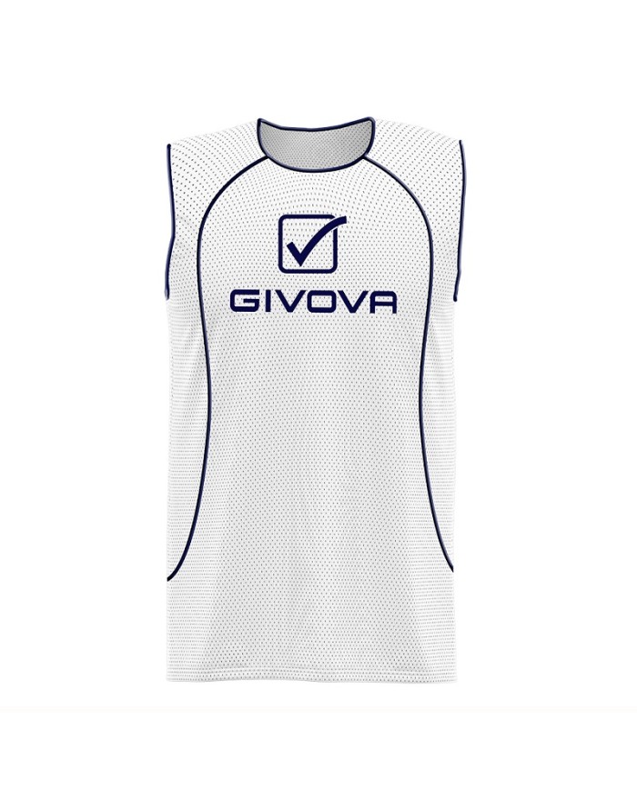 Casacca Givova FLUO SPONSOR BIG LOGO Unisex CT08 Bianco