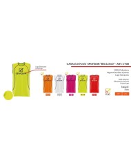 CASACCA FLUO SPONSOR " BIG logo" FUXIA Tg. S/M