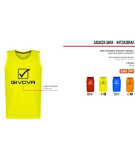 Casacca GARA Givova CASGARA Unisex Allenamento Azzurro Bianco