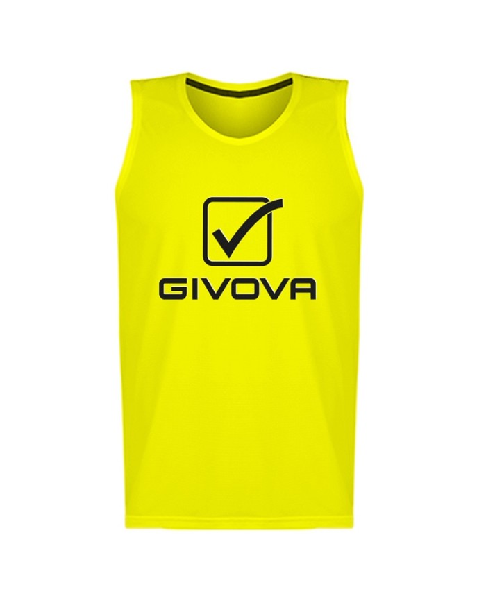 Casacca GARA Givova CASGARA Unisex Allenamento Giallo Fluo Nero