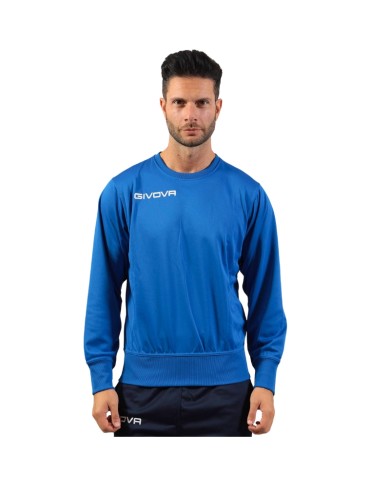 Felpa Girocollo Givova MA019 Azzurro Polarfleece Unisex Pile MA0190002 Felpa Girocollo Givova MA019 Azzurro Polarfleece Unisex Pile MA0190002