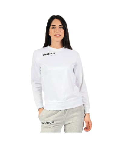 Felpa Girocollo Givova MA019 Bianco Polarfleece Unisex Pile MA0190003 Felpa Girocollo Givova MA019 Bianco Polarfleece Unisex Pile MA0190003