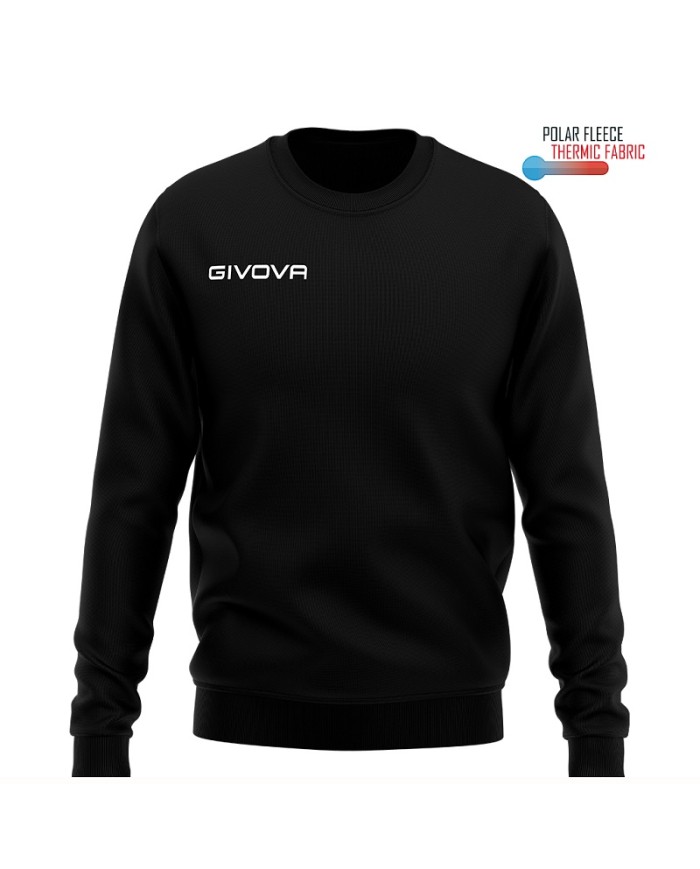 MAGLIA POLARFLEECE G/COLLO GIVOVA ONE NERO Tg. 2XL