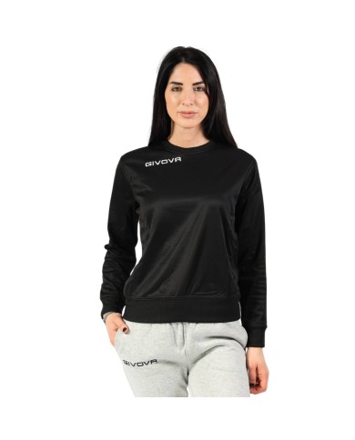 Felpa Girocollo Givova MA019 Nero Polarfleece Unisex Pile MA0190010 Felpa Girocollo Givova MA019 Nero Polarfleece Unisex Pile MA0190010