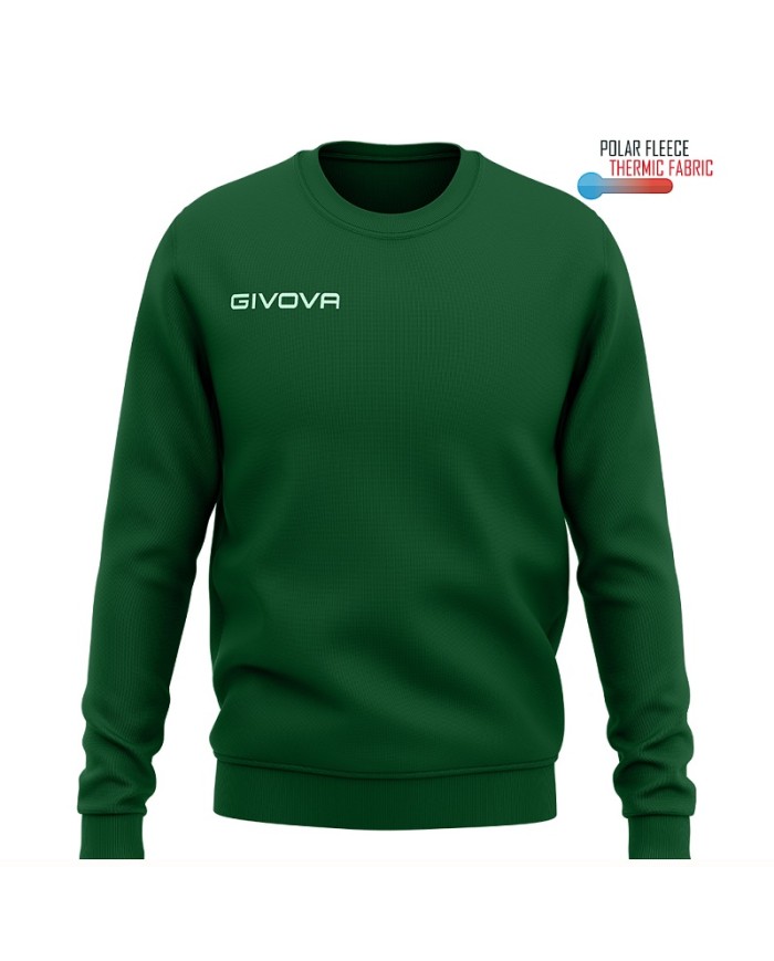 MAGLIA POLARFLEECE G/COLLO GIVOVA ONE VERDE Tg. 2XL MAGLIA POLARFLEECE G/COLLO GIVOVA ONE VERDE Tg. 2XL