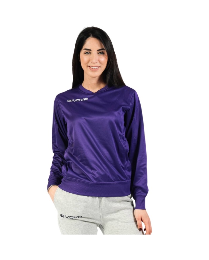 Felpa Girocollo Givova MA019 Viola Polarfleece Unisex Pile MA0190014 Felpa Girocollo Givova MA019 Viola Polarfleece Unisex Pile MA0190014