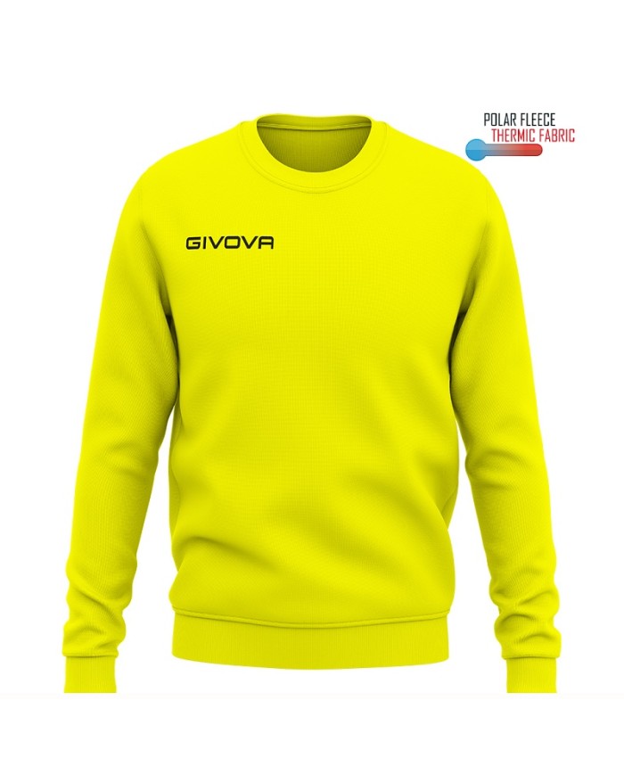 MAGLIA POLARFLEECE G/COLLO GIVOVA ONE GIALLO FLUO Tg. 2XL