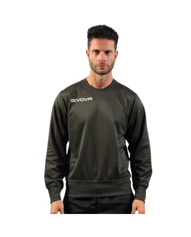 Felpa Girocollo Givova MA019 Verde Militare Polarfleece Unisex Pile MA0190051 Felpa Girocollo Givova MA019 Verde Militare Polarfleece Unisex Pile MA0190051