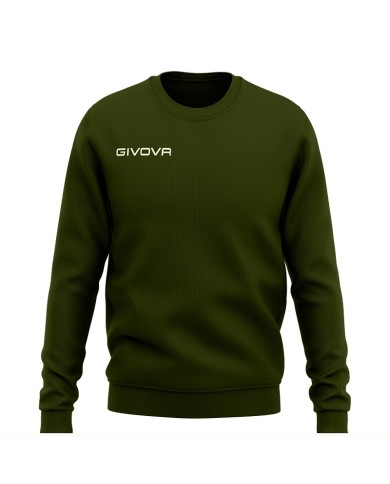 Felpa Girocollo Givova MA019 Verde Militare Polarfleece Unisex Pile MA0190051 Felpa Girocollo Givova MA019 Verde Militare Polarfleece Unisex Pile MA0190051