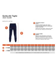 Pantalone Givova ONE in Pile P019 Unisex Allenamento Tempo Libero Nero