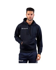 Felpa da Uomo Admiral AD2787AW007 Nera Full Zip con Cappuccio