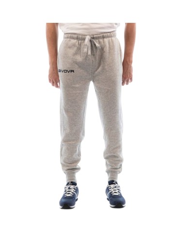 Pantalone Givova REVOLUTION Felpato LF32 Tempo Libero Unisex Grigio Chiaro Pantalone Givova REVOLUTION Felpato LF32 Tempo Libero Unisex Grigio Chiaro