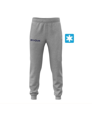 Pantalone Givova REVOLUTION Felpato LF32 Tempo Libero Unisex Grigio Chiaro Pantalone Givova REVOLUTION Felpato LF32 Tempo Libero Unisex Grigio Chiaro