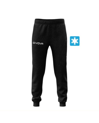 Pantalone Givova REVOLUTION Felpato LF32 Tempo Libero Unisex Nero Pantalone Givova REVOLUTION Felpato LF32 Tempo Libero Unisex Nero