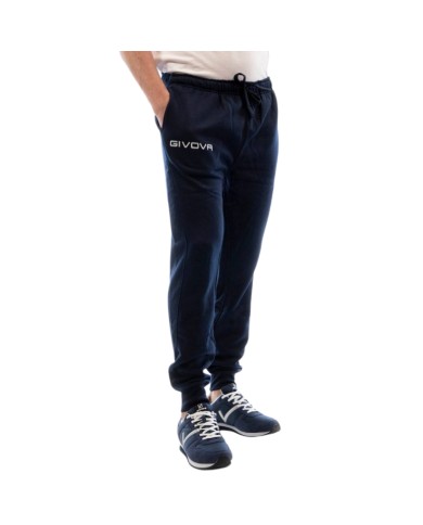 Pantalone Givova REVOLUTION Felpato LF32 Tempo Libero Unisex Blu Pantalone Givova REVOLUTION Felpato LF32 Tempo Libero Unisex Blu