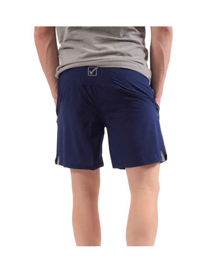 Bermuda TOP Givova FIT010 Unisex Fitness Running Allenamento Blu