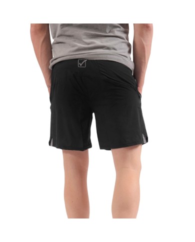 Bermuda TOP Givova FIT010 Unisex Fitness Running Allenamento Nero Bermuda TOP Givova FIT010 Unisex Fitness Running Allenamento Nero