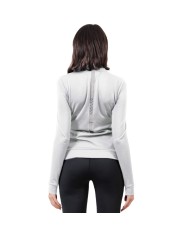Felpa da Donna Givova ROLL FIT025 Fitness Running Allenamento Bianco
