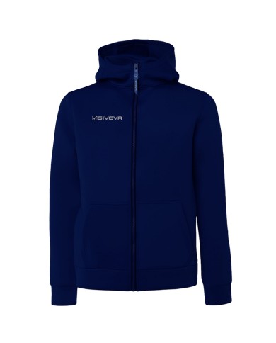 Giacca SCUBA Givova FIT027 Unisex Allenamento Fitness Running Blu Giacca SCUBA Givova FIT027 Unisex Allenamento Fitness Running Blu