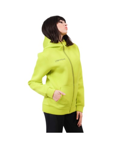 Giacca SCUBA Givova FIT027 Unisex Allenamento Fitness Running Giallo Fluo Giacca SCUBA Givova FIT027 Unisex Allenamento Fitness Running Giallo Fluo