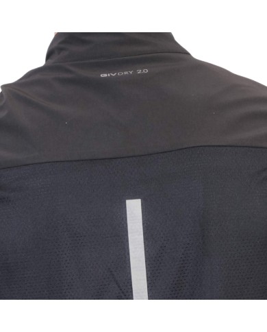 Gilet TECNICO RUNNING Givova FIT019 Allenamento Fitness Unisex Nero Gilet TECNICO RUNNING Givova FIT019 Allenamento Fitness Unisex Nero