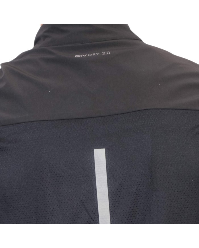 Gilet TECNICO RUNNING Givova FIT019 Allenamento Fitness Unisex Nero