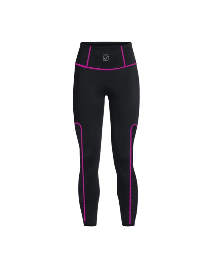 Leggins da Donna Givova MOON FIT013 Fitness Allenamento Running Nero Fuxia