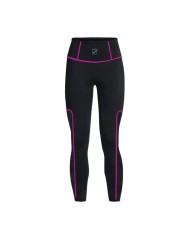 Leggins da Donna Givova MOON FIT013 Fitness Allenamento Running Nero Fuxia