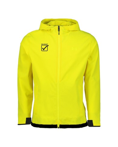 Giacca Antipioggia da Uomo RAIN RUNNING FIT022 Fitness Giallo Fluo Giacca Antipioggia da Uomo RAIN RUNNING FIT022 Fitness Giallo Fluo