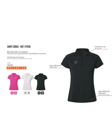 Maglia da Donna Givova SHIRT COREA FIT018 Fitness Running Bianco Maglia da Donna Givova SHIRT COREA FIT018 Fitness Running Bianco