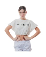 Maglia da Donna Givova SHIRT SCOLLO A BARCA FIT015 Fitness Nero