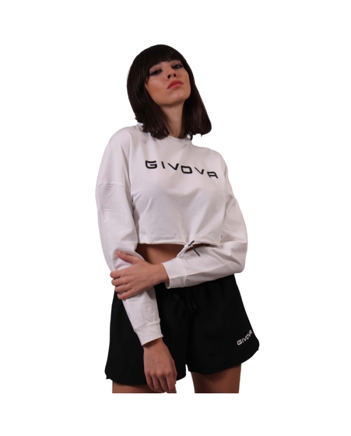 Maglia da Donna Givova SHIRT SCOLLO A BARCA Manica Lunga FIT016 Bianco