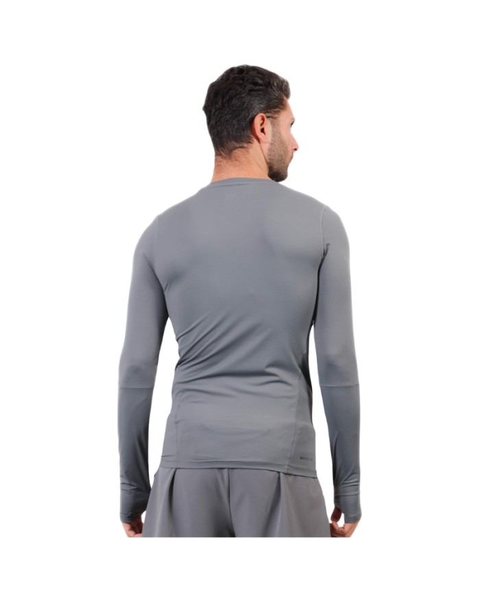 Maglia Tecnica da Uomo Givova SHIRT TOUCH FIT017 Fitness Allenamento Grigio