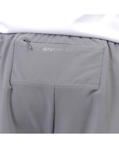 Pantaloncino Givova  da Uomo SHORT 2 IN 1 FIT020 Fitness Allenamento Grigio Pantaloncino Givova  da Uomo SHORT 2 IN 1 FIT020 Fitness Allenamento Grigio
