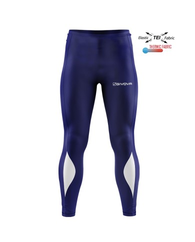 Pantalone Givova RUNNING LONG PANT LR03 Fitness Allenamento Unisex Blu Pantalone Givova RUNNING LONG PANT LR03 Fitness Allenamento Unisex Blu