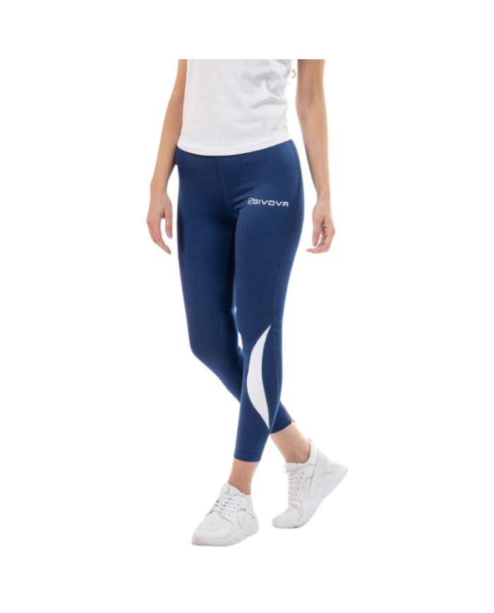 Pantalone Givova RUNNING LONG PANT LR03 Fitness Allenamento Unisex Blu Pantalone Givova RUNNING LONG PANT LR03 Fitness Allenamento Unisex Blu