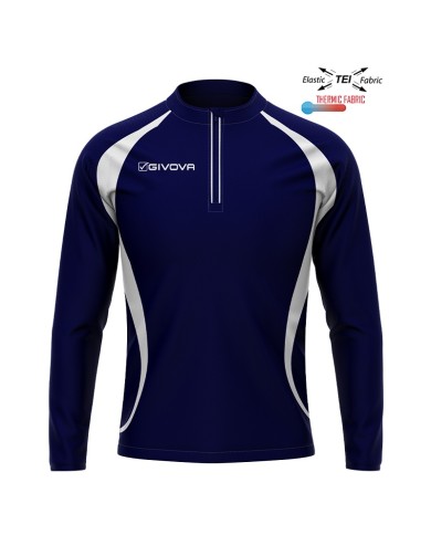 RUNNING SHIRT LONG Givova LR05 Maglia Tecnica Girocollo Unisex Blu RUNNING SHIRT LONG Givova LR05 Maglia Tecnica Girocollo Unisex Blu