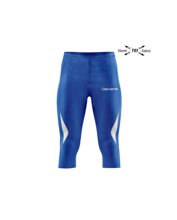 RUNNING PINOCCHIETTO Givova LR02 Fitness Allenamento Unisex Azzurro