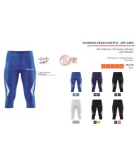 RUNNING PINOCCHIETTO Givova LR02 Fitness Allenamento Unisex Bianco RUNNING PINOCCHIETTO Givova LR02 Fitness Allenamento Unisex Bianco