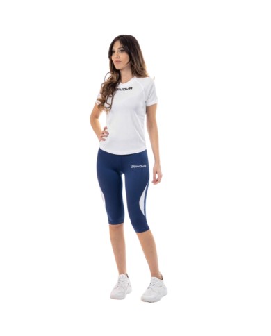 RUNNING PINOCCHIETTO Givova LR02 Fitness Allenamento Unisex Blu RUNNING PINOCCHIETTO Givova LR02 Fitness Allenamento Unisex Blu