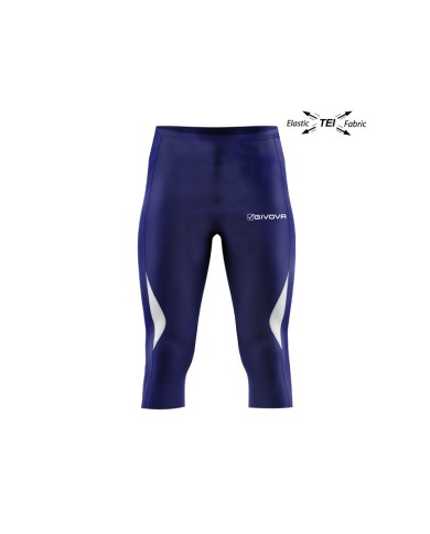 RUNNING PINOCCHIETTO Givova LR02 Fitness Allenamento Unisex Blu RUNNING PINOCCHIETTO Givova LR02 Fitness Allenamento Unisex Blu